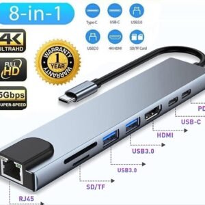 Buy USB C Hub RJ45 Ethernet HDTV VGA Type C USB 3.0 2.0 SD TF Card Reader Dock for MacBook iPad Samsung S20 Dex Switch PS5 in Kumasi skk