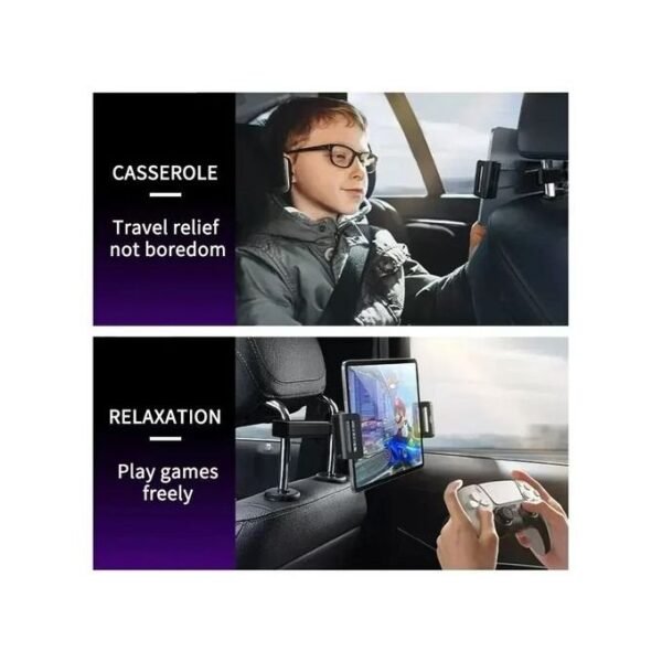 Black Car Headrest Holder for Mobile Phones and iPad Tablets in kumasi