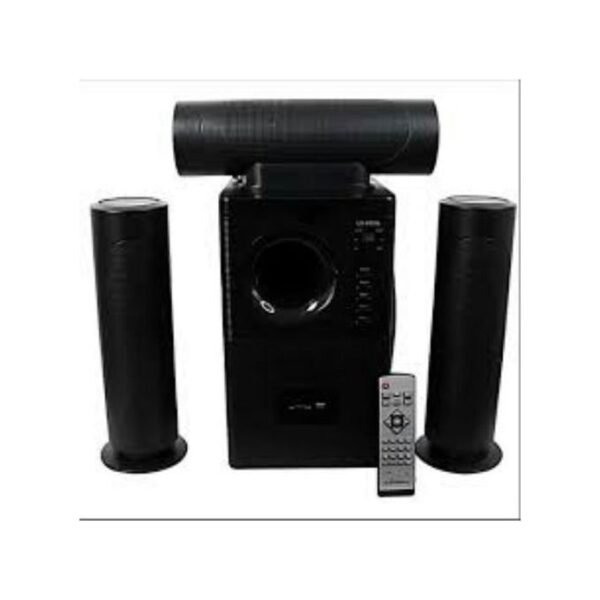Black Super Sound System with Remote Control