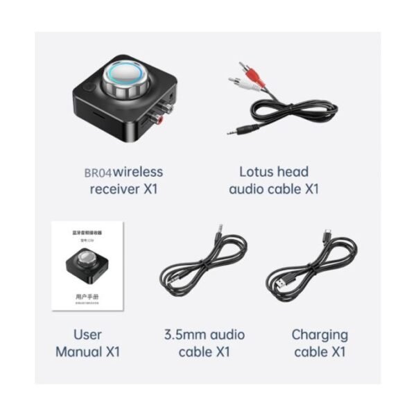 Black Wireless 3D Audio Receiver Adapter  in kumasi