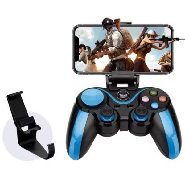 BLACK WIRELESS BLUETOOTH GAMING CONTROLLER