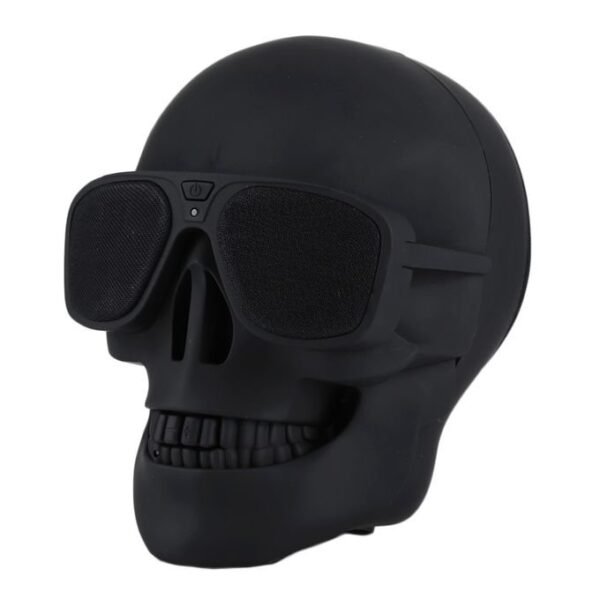 Bluetooth Stereo Speaker Sunglasses with Skull Design (Black)  in kumasi