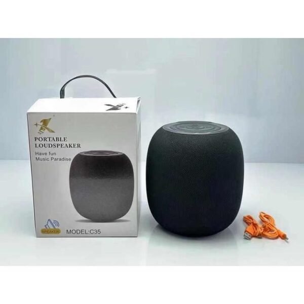 C35 Black Bluetooth Speaker with 20W Immersive Sound