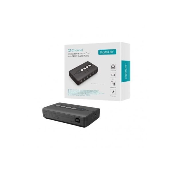 DigitalLife 7.1 External Sound Card for PC