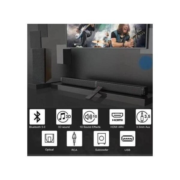 GERMAN - Premium High-Performance Soundbar with Built-in Subwoofer for Powerful Bass (GERMAN STANDARD)  in kumasi