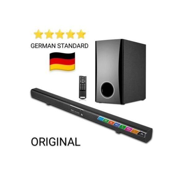 GERMAN - Premium SoundBar with High-Power Subwoofer - Black (GERMAN STANDARD)