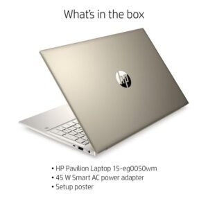 Hp Pavilion 15-eg0050wm Intel Core i5-1135G7 -15.6' FHD Touchscreen - 11th Gen- 8GB RAM-512GB - Windows 11- Graphics Backlite Keyboard - Lunar Gold