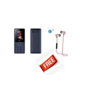 Itel It 2160 Dual SIM Phone - 32MB ROM‎ - 32MB RAM - Dark Blue + Free BT Headset