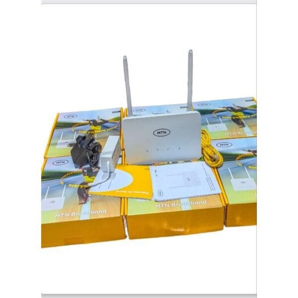 MTN Universal 4G Broadband Router with Backup Battery - White