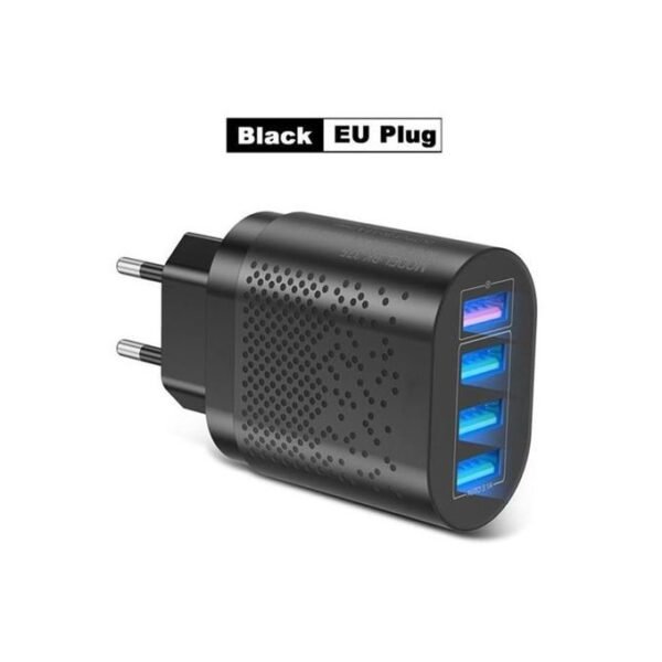 New Fast Charge USB Wall Charger Adapter for iPhone - Black