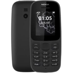 Nokia 105 Dual SIM - 32MB ROM‎ - 4MB RAM Cell Phone - Black