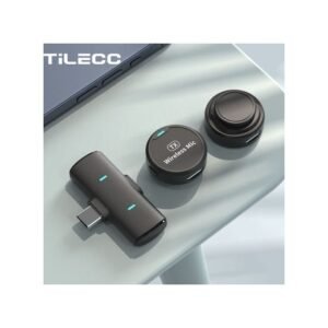 TiLECC Magnetic Wireless Lavalier Microphone Compatible with iPhone
