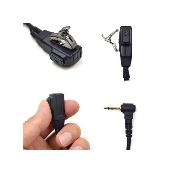 Walkie Talkie 2.5mm Earpiece 1 Pin Covert Acoustic Tube
