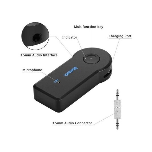 Wireless Bluetooth Car Receiver for Hands-Free Audio