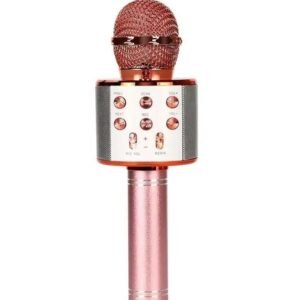 Wireless Professional Handheld Karaoke Microphone with Bluetooth Compatibility - Gold