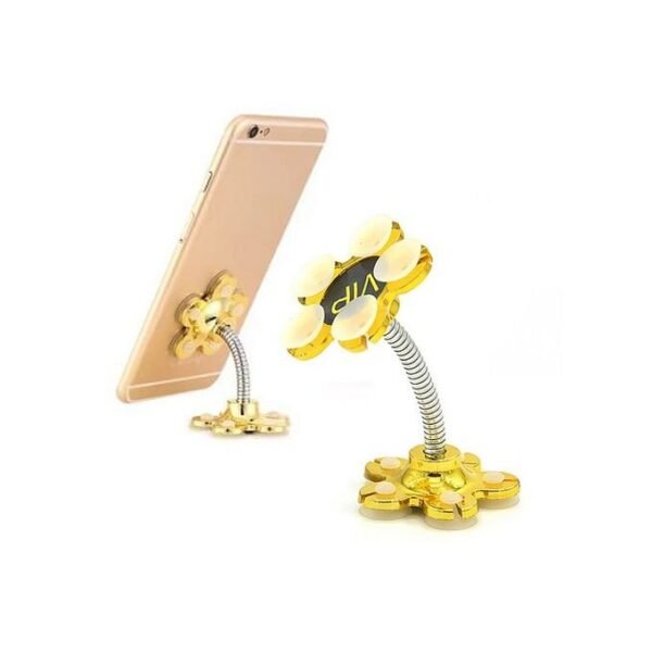 Yellow Suction Phone Stand for Car Dashboard and Other Surfaces in kumasi