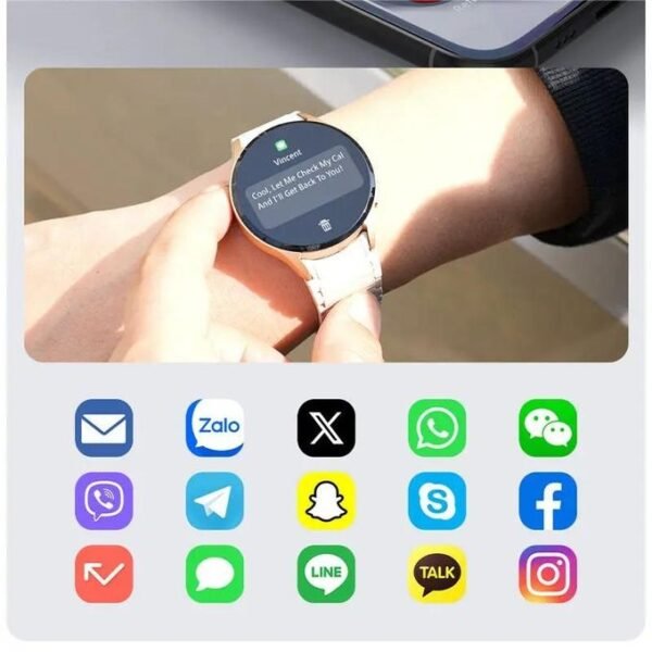 Colmi i28 Ultra Smartwatch - 1.43 Inches - Gold
