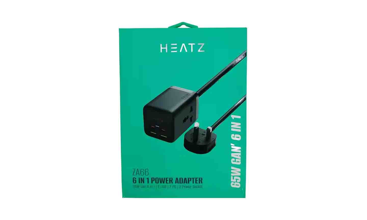 Heatz ZA66 Multi 6-in-1 65W Charging Adapter