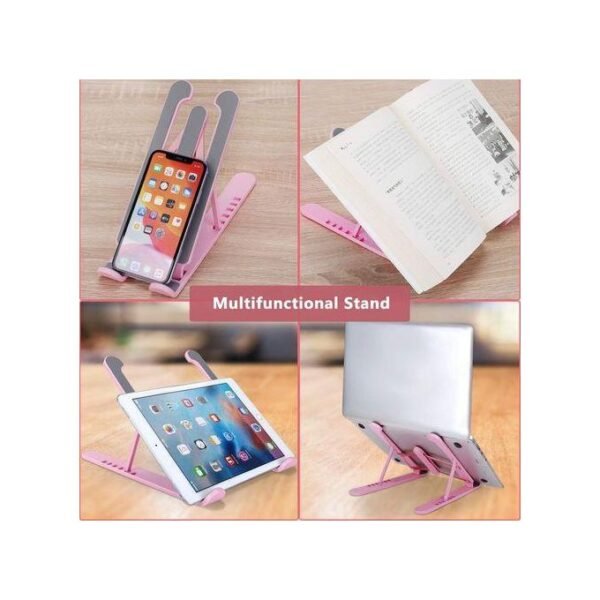 Pink Adjustable Laptop Stand