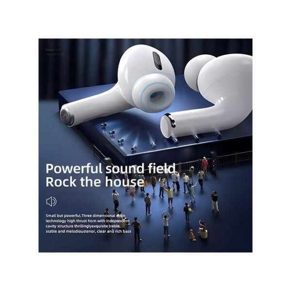 RichRipple Wireless Bluetooth Headsets with Touch Control and Charging Case - Black Earbuds