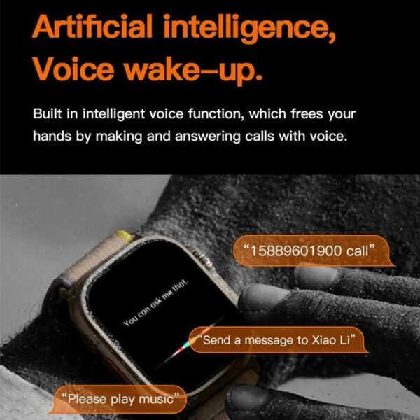 Timack Ultra 8 Smartwatch with Door Access Unlock Feature