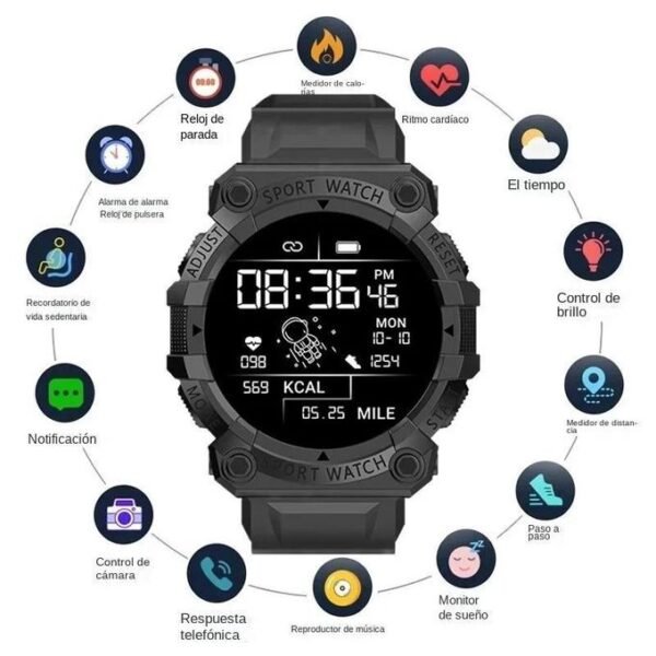Y56 Bluetooth Smartwatch for Men and Women - Touchscreen Fitness Bracelet Compatible with iOS and Android (Model D20)